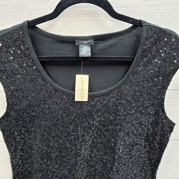 Ann Taylor Sequin Top - Picture 2 of 9